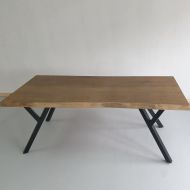 stół industrialny dębowy